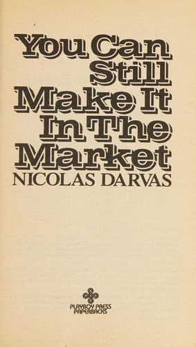 You Can Still Make It In The Market