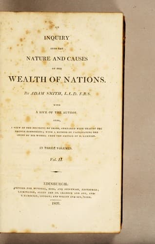 The Wealth Of Nations An Inquiry Into The Nature And Causes Of The Wealth Of Nations